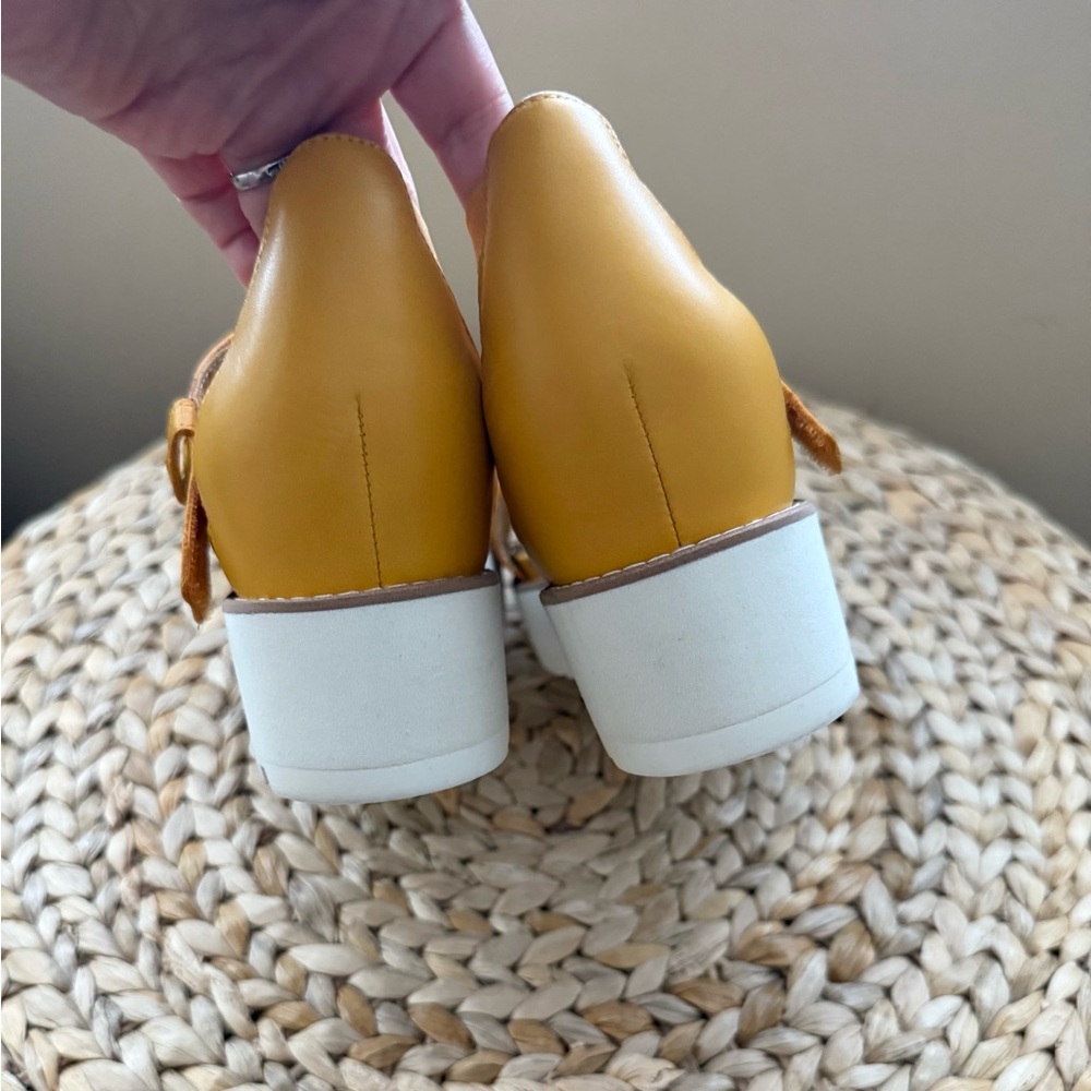 Eileen Fisher Luck Smooth Leather Sandals - Picture 7 of 9